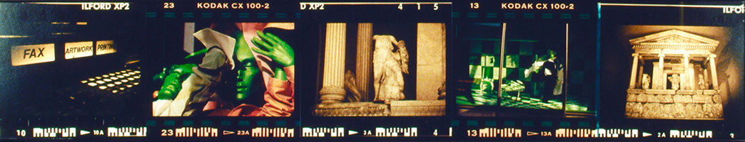 Fax Art, 1993, C-Prints, 42 x 8, showing 1 of 10